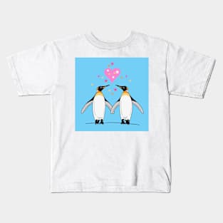 Penguin Love Kids T-Shirt